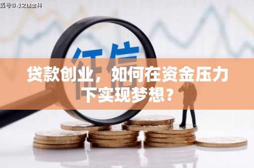 颍东贷款创业，如何在资金压力下实现梦想？