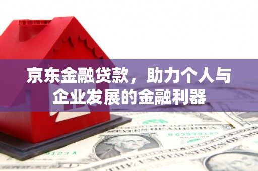 颍东京东金融贷款，助力个人与企业发展的金融利器
