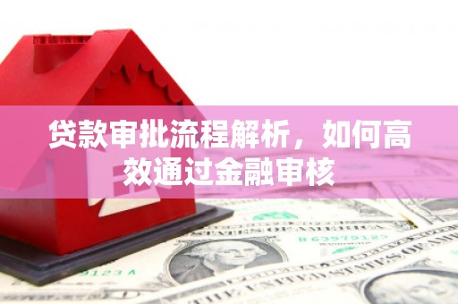 颍东贷款审批流程解析，如何高效通过金融审核