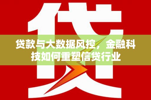 颍东贷款与大数据风控，金融科技如何重塑信贷行业