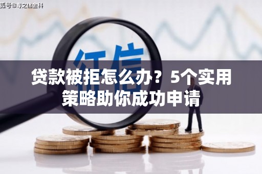 颍东贷款被拒怎么办？5个实用策略助你成功申请