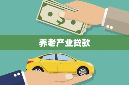颍东养老产业贷款